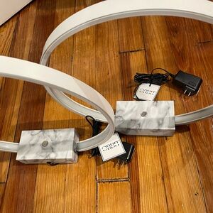 Modern LED Circle Table Lamps - Marble Base (Dimmable)